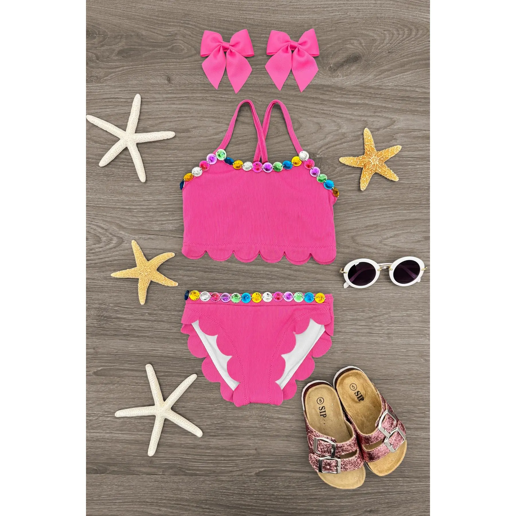 Pink Gemstone Bikini