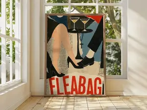 Fleabag Movie Poster, Vintage Collage Wall Art, Retro Print, Unframed Home Decor