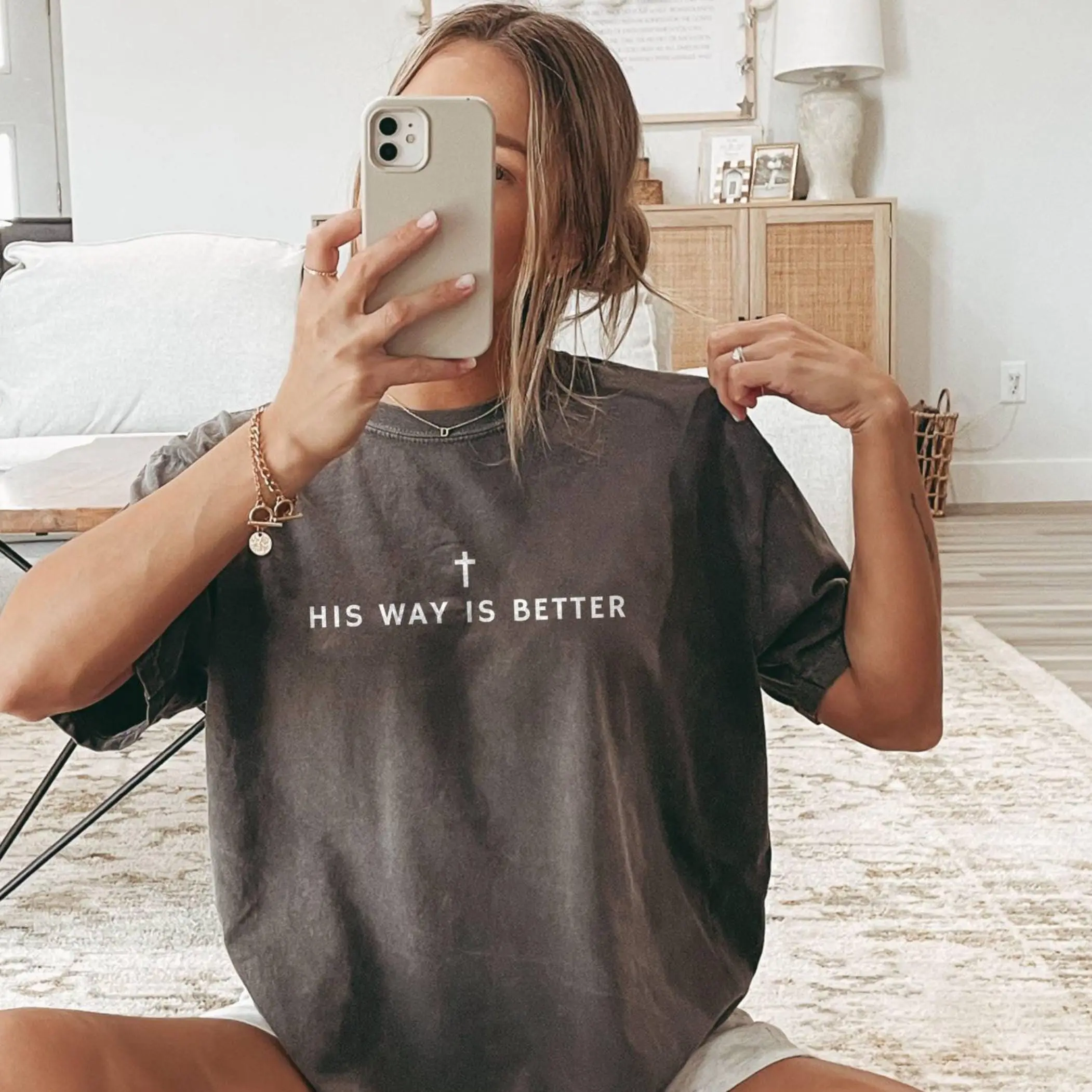 His Way Is Better Christian Shirt Comfort Colors Cute Christian Merch Jesus Shirt Minimalist Christian Faith Gift for Teen Christian Apparel
