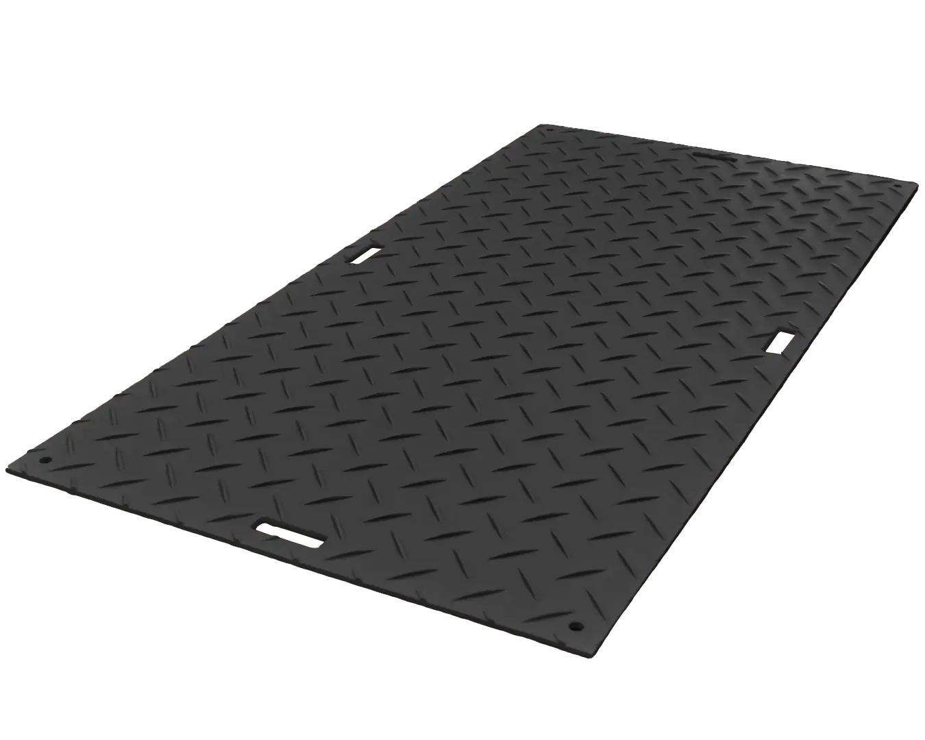Blue Gator Heavy Duty Rubber Infused Ground Protection Mats - Non-Slip, Waterproof, Recyclable HDPE Mats for Construction & Landscaping - Made in USA
