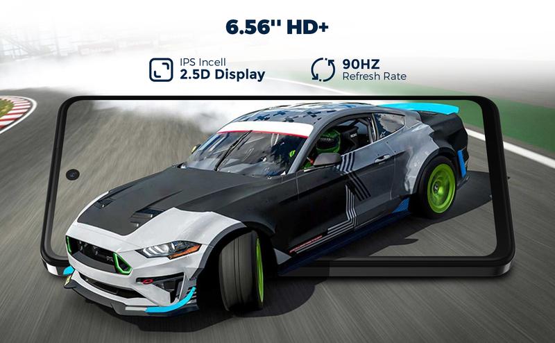 MIRO C1 Selfie & Stream Camera Phone - Dual 50MP Front + Back Camera, 5000mAh Battery, 12GB (4+8) RAM + 128GB Storage, Android 14, Unlocked Dual SIM Smartphone - Cellphone