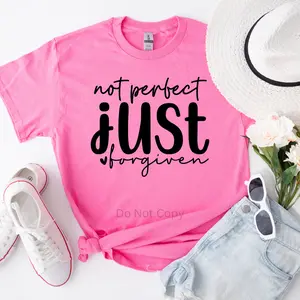 Not Perfect Just Forgiven Screen Print Transfer (3 Pack)