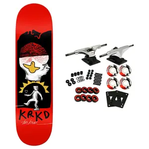 Krooked Skateboard Complete Knox Brain and Bird 8.5" x 32.18"