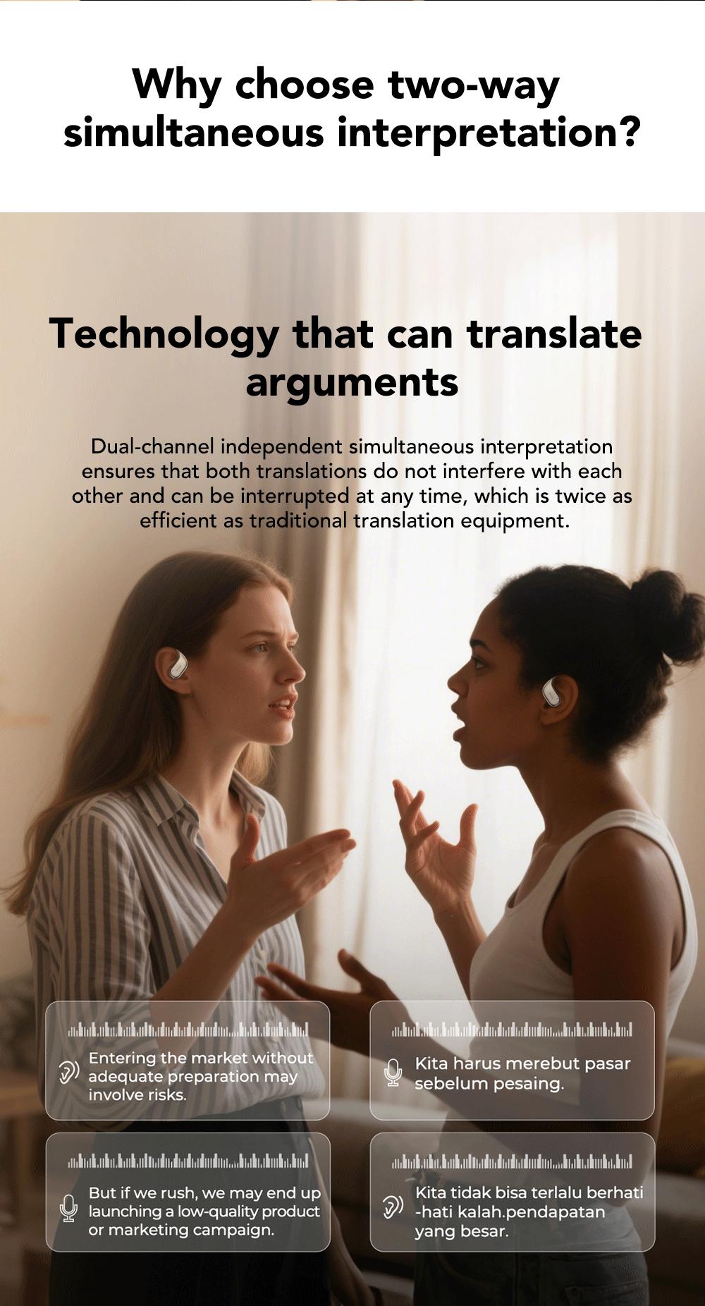 HTC NE39 OWS -Translator Headset Bluetooth Headset(6.0)|PX5 Waterproof Built-in Microphone Comfortable towear, great sound quality, and backed by a three-monthwarranty! Perfect for work, sports, study, and voice calls.