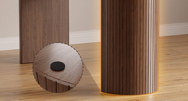 【SPOTLIGHT DAY】ONBRILL 55 Inch Console Table with 2 Drawers, Fluted Entryway Tables with Storage, Sofa Table Behind The Couch, Hallway Tables, Mid-Century Modern Foyer Table for Entryway, Hallway, Living Room