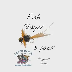 Fish Slayer Ring Neck Series (pack of 3, 1/16 ounce jig)