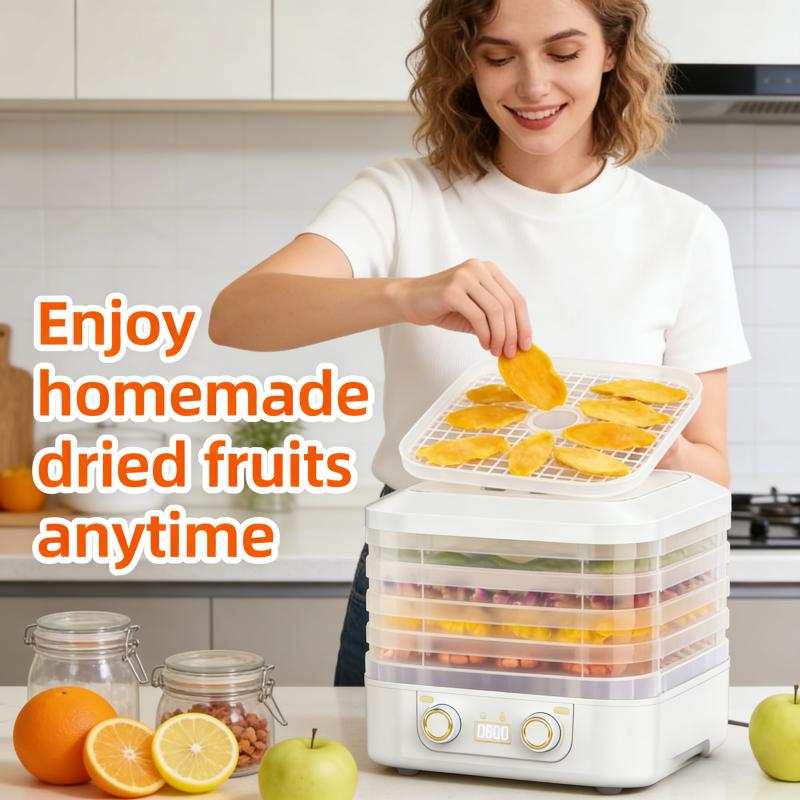 Five layer small household dryer, multi-layer fruit dryer, adjustable temperature meat dryer, suitable for drying herbs, mushrooms, and can replace healthy snacks