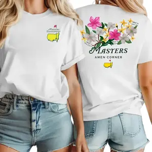Masters Amen Corner Golf T-Shirt, Sweatshirt, Hoodie, Vintage Golf Graphic Tee, Augusta Inspired Golf Shirt, Soft Breathable Cotton T-Shirt, Classic Casual Golf Apparel for Men and Women