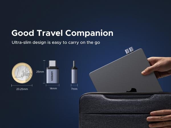 UGREEN USB C to USB Adapter 4 Pack, 10Gbps USBC Male to USB 3.2 Female Adapter, Type C USB C Adapter for MacBook Pro,iMac,iPhone 17 16 15 Pro Max,iPad mini Pro, Thunderbolt 4, Samsung Galaxy