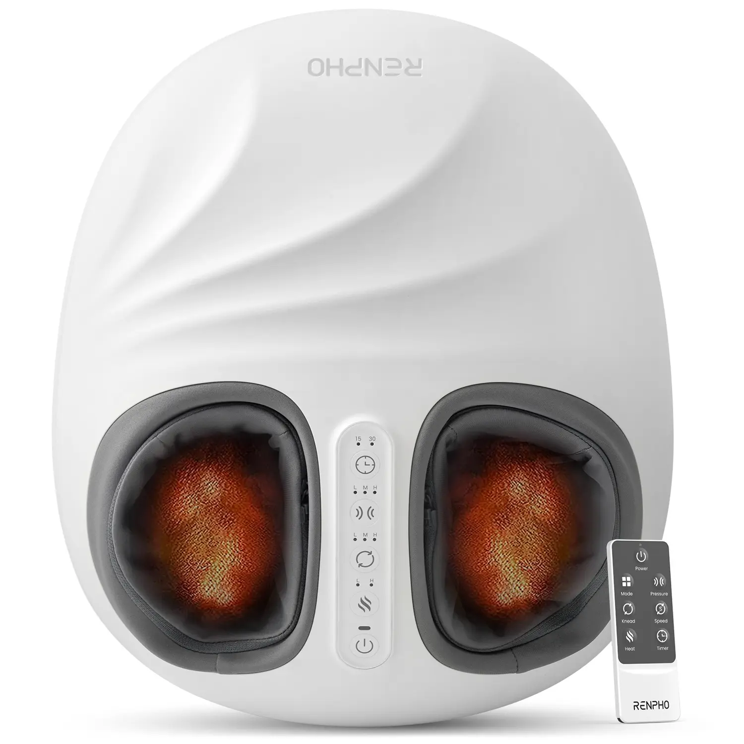 RENPHO Foot Massager Designed Specifically for Women, Shiatsu Foot Massager with Pressure Monitor Tech, Full-Foot Massage Machine with Kneading & Compression, Birthday Gifts for Women, Size 13