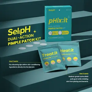 pHix It Dual Action Pimple Patch Kit: Hydrocolloid + Micro Tip Acne Patches pHix It Dual Action Pimple Patch Kit: Hydrocolloid + Micro Tip Acne Patches