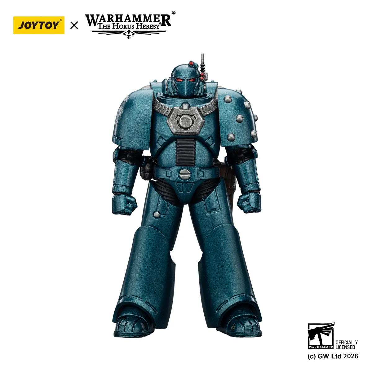 JOYTOY Warhammer The Horus Heresy Alpha Legion MKVI Tactical Legionary 1:18 Scale ABS Collectible Action Figure Model, 4.80 In JT03011 Articulating Figurine