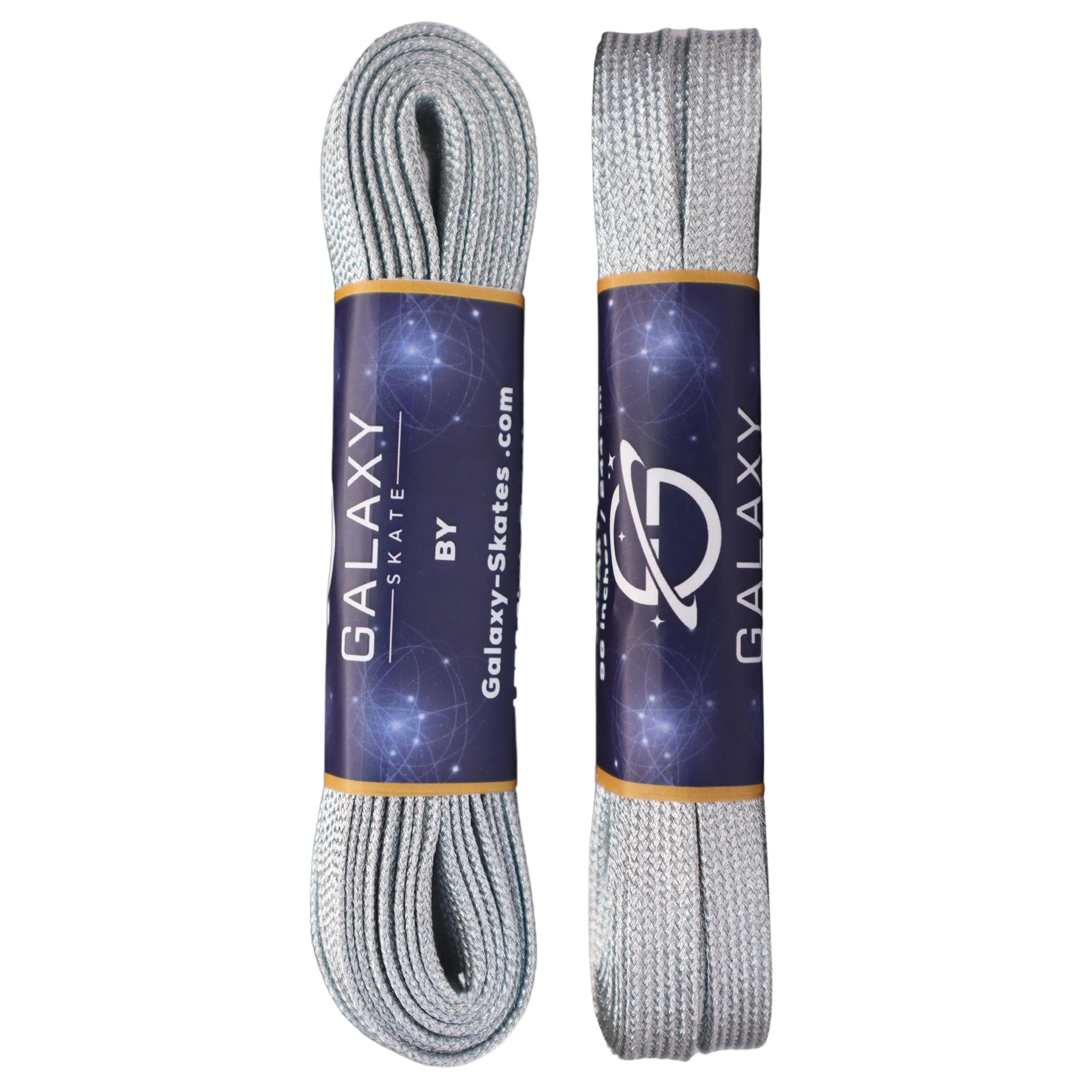 Galaxy Skates Laces - Metallic Silver