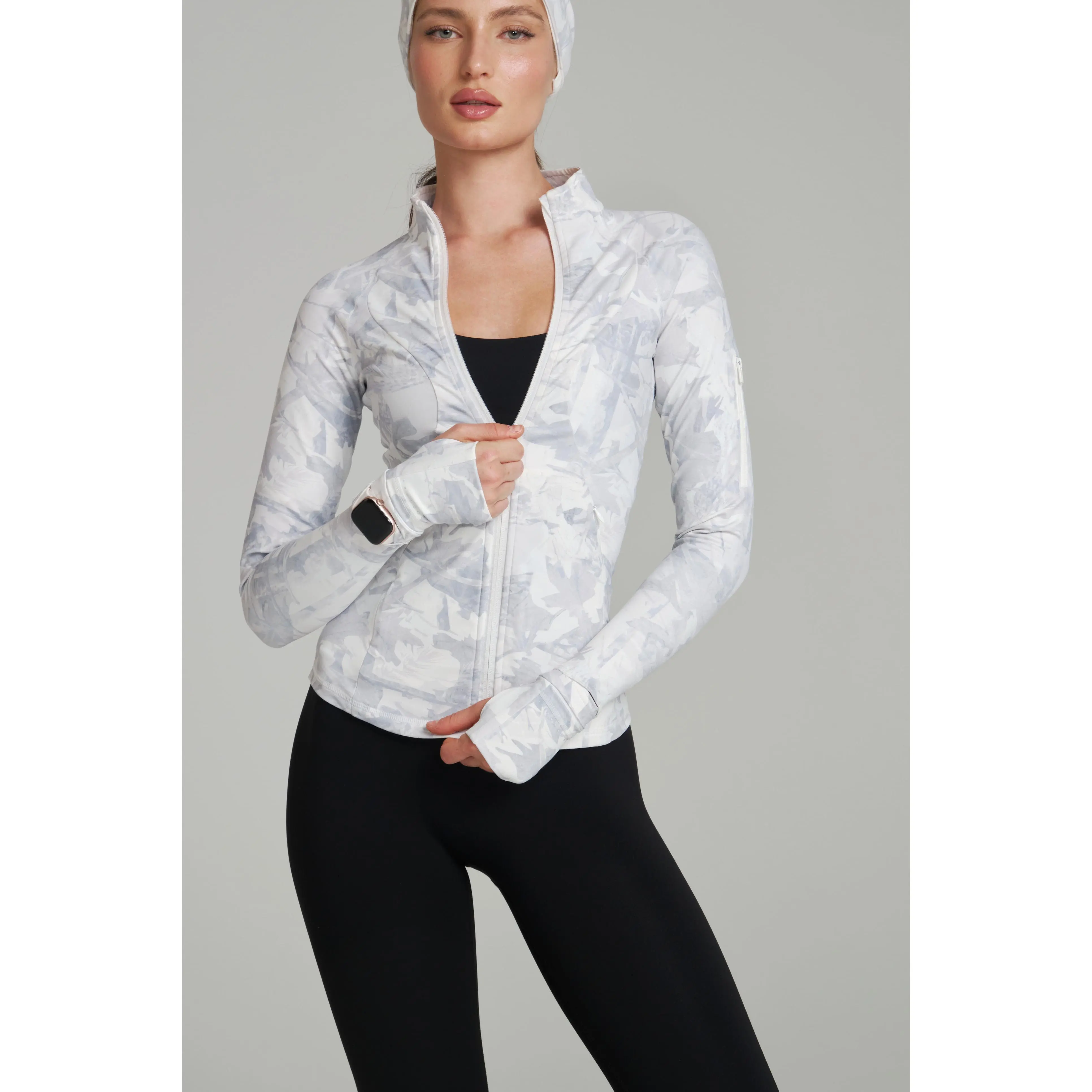 Colorado Fleece Zip Jacket - Snow Camo