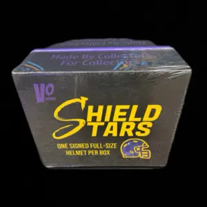 Signed Authentic Helmet Shield Stars- VO Hobby