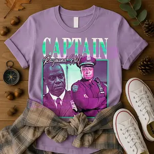 Hot new 2026 Captain Raymond Holt T-Shirt, Vintage TV Character Comedy Hero Star Performer Tee, 90s Retro Throwback, Captain Raymond Holt Sweater #saf, Trendy Unisex Tee #viralmeme #funnyshirt #tiktokfashion