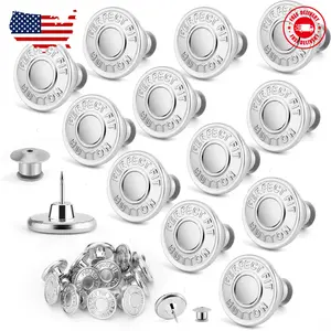 Jean Buttons for Loose Jeans, Button Pins for Jeans to Make Smaller