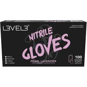 Professional Nitrile Gloves pearl lavander S