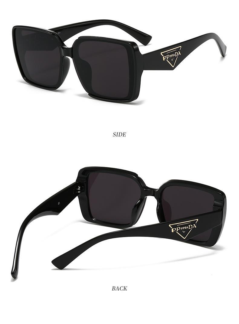 [WishOpen]2026 New Fashion Box Sunglasses Women's Small Fragrant Style Light Luxury Sunglasses UV resistant Large Frame Versatile Glasses