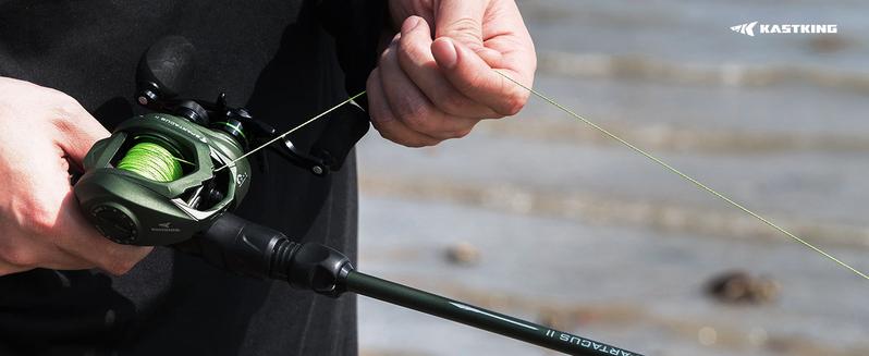 KastKing Spartacus II Baitcasting Fishing Reel, 6oz Ultralight Baitcaster Reel, Super Smooth with 17.6 LB Carbon Fiber Drag, 7.2:1 Gear Ratio, 39mm Palm Perfect Lower Profile Design