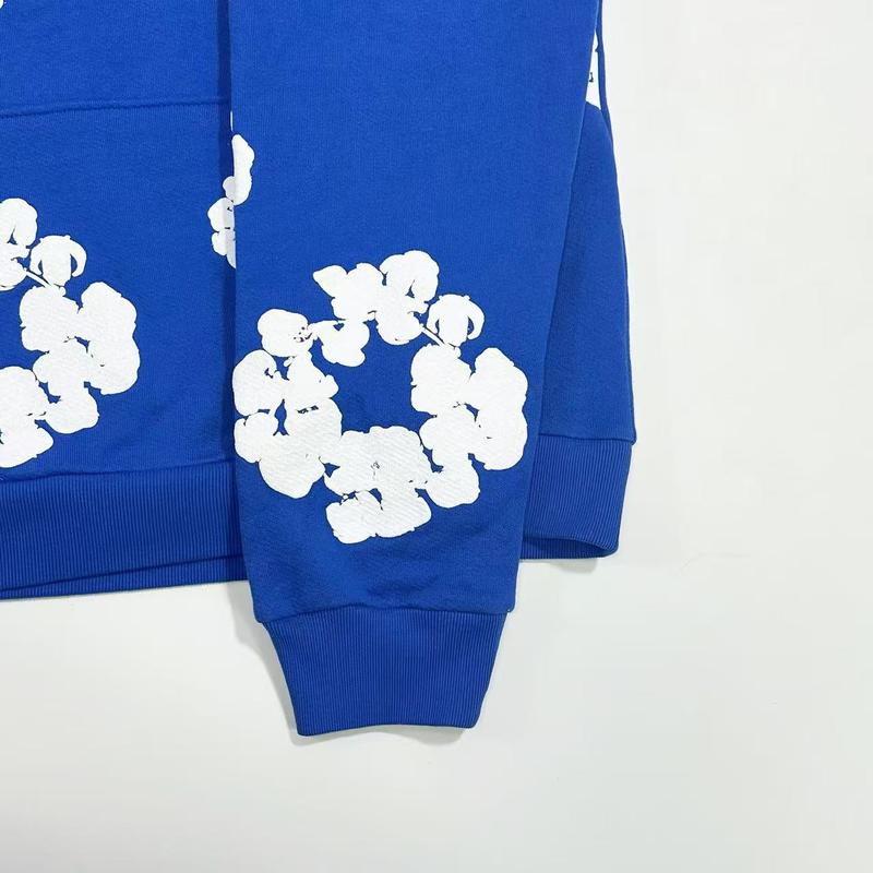 DENIM TEARS Men's Fashionable Foam Cotton Printed Hoodie & Sports Suit European American Style Comfortable Durable Versatile All Seasons