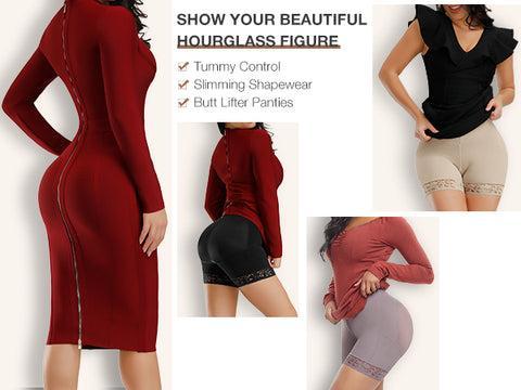 FeelinGirl Plus Size Shapewear For Women Underwear High Waist Comfortable Fit Shaper