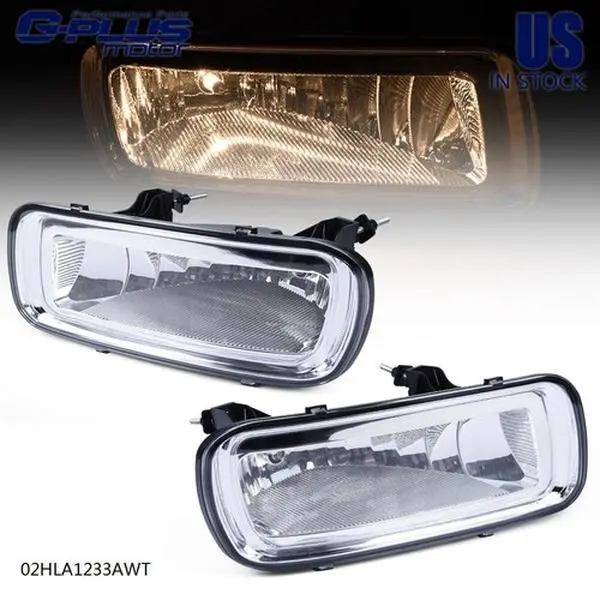 G-PLUS Fog Lights for 2004-2006 Ford F150 & Lincoln Mark LT OE Clear Lens Halogen Fog Lights Assembly
