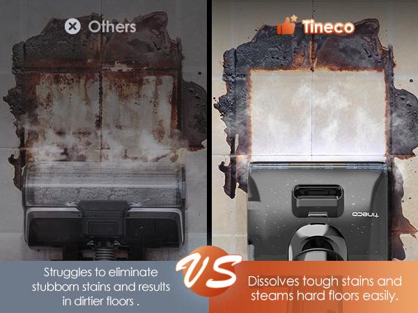 Tineco Floor One S7 Stretch Steam Cordless Wet Dry Vacuum Steam Mop All-in-One, 320℉ HyperSteam, 180° Lay-Flat, Anti-Tangle Design, FlashDry Self-Cleaning, Up to 75 Min Runtime