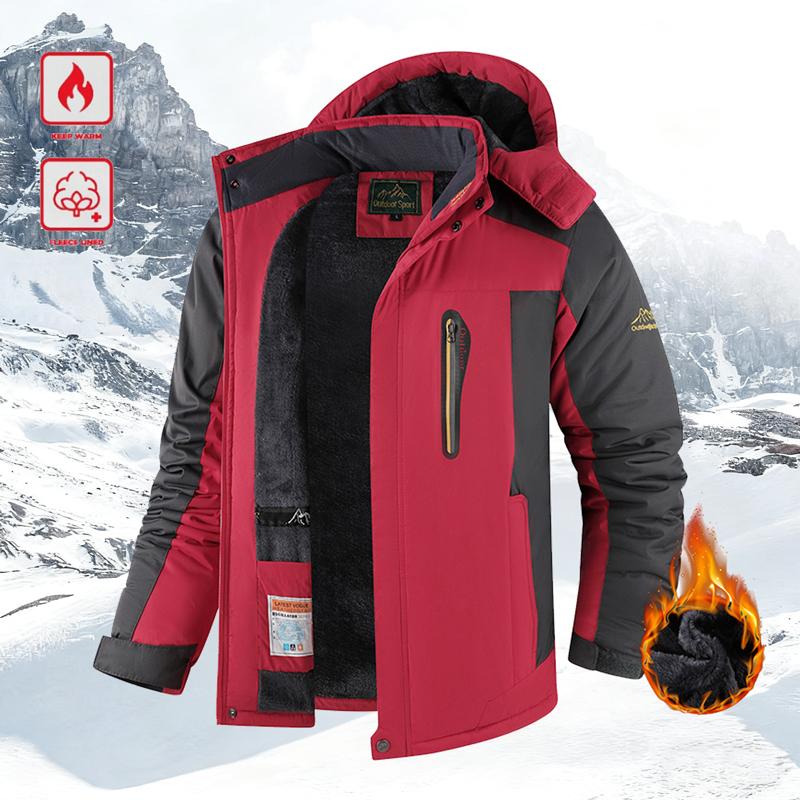 Men's Winter Outdoor Fleece Lined Hoodie - Thick Warm Jacket; Perfect for Outdoor Hiking, Jogging, Fishing, Gym Workouts or Casual Daily Wear; Fleece Lining Provides Windproof Structure; A Must-Have Versatile Piece in Men's Wardrobe Men's Winter Outdoor Fleece Lined Hoodie - Thick Warm Jacket; Perfect for Outdoor Hiking, Jogging, Fishing, Gym Workouts or Casual Daily Wear; Fleece Lining Provides Windproof Structure; A Must-Have Versatile Piece in Men's Wardrobe
