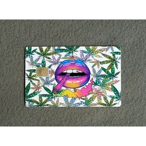 420 on my Lips Credit/Debit Card Sticker, Skin, Cover waterproof durable vinyl scratch resistant