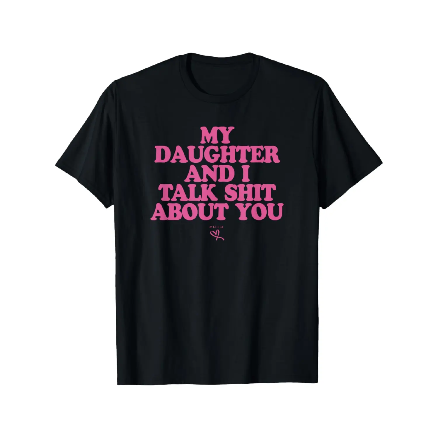 Cotton T-Shirt for Moms, Soft Cotton Fabric with Humorous Text - All Seasons Funny Gift for Mother-Daughter Bonding, Shortsleeve, Tops, Streetwear, Tshirt, Lady, Women