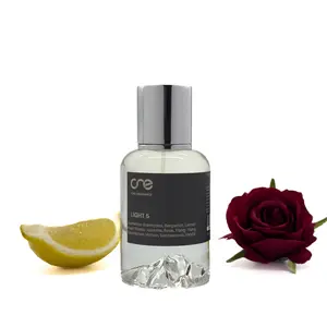 Light 5 Perfume - Rose & Musky Scent with Citrus & Jasmine Notes for Luxurious Grace