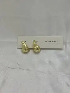 Gold Teardrop Earrings - Elegant and Stylish Jewelry for Women