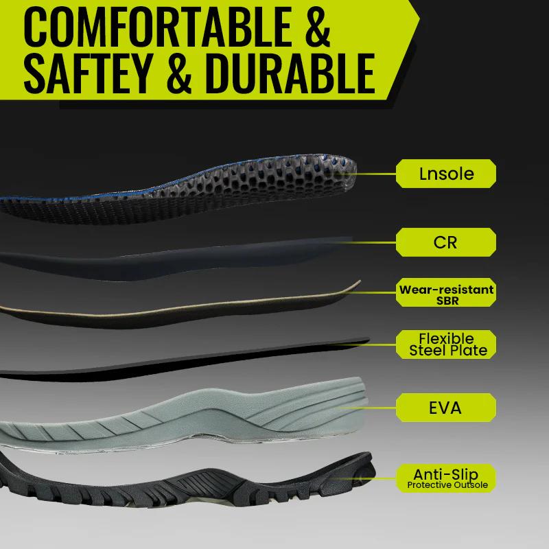 TIDEWE Work Boots Puncture-Proof with Steel Toe & Shank, Waterproof Anti Slip Rubber Boots for men worker, 6mm Neoprene Outdoor Boots Boy Footwear Walking Shoes Comfort Rain Shoes for Men steel toe boot men s boots work Closed Onyx TIDEWE Work Boots Puncture-Proof with Steel Toe & Shank, Waterproof Anti Slip Rubber Boots for men worker, 6mm Neoprene Outdoor Boots Boy Footwear Walking Shoes Comfort Rain Shoes for Men steel toe boot men s boots work Closed Onyx