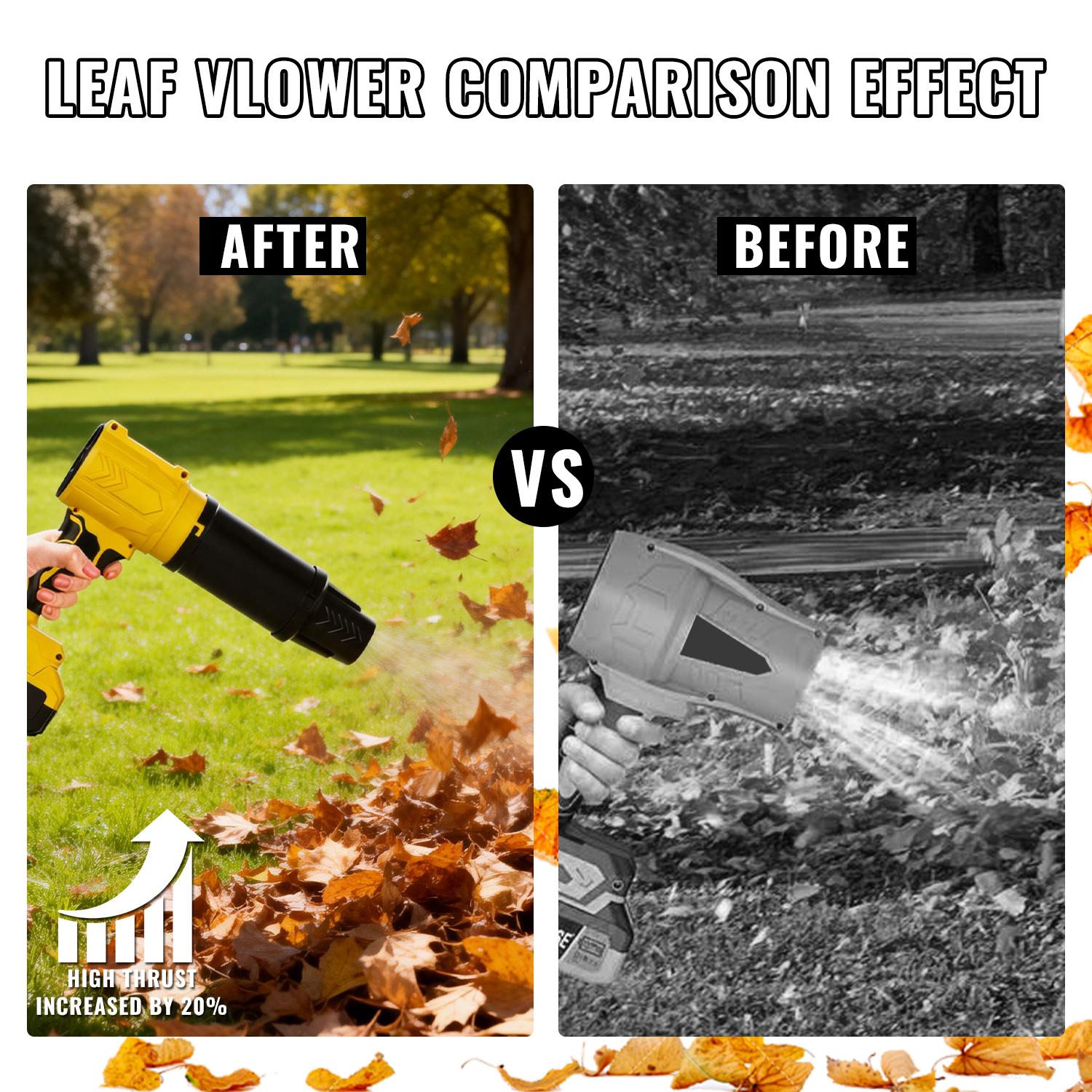 handheld leaf blower FIREHELP 1200G Cordless Leaf Blower - Violent TurboHandheld Snow Blower, Lightweight Design.GardenerGarden Mainte,Car OwnerSuitable for CarDrying After Wash & Outdoor Use Perfect Christmas& New Year Gift Idea