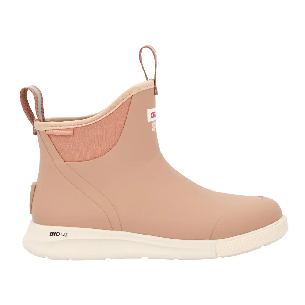 Xtratuf Womens Sport Ankle Deck Rain Casual Boots Ankle - Beige