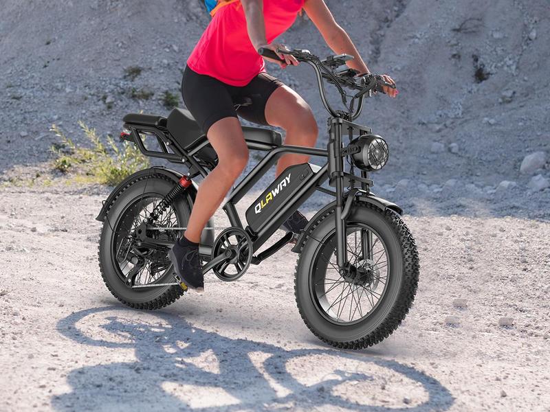 su8-01 Electric ebike |PeakPower 1500W | Full Suspension | TopSpeed 31 MPH | Range 40-70 Miles 48V 18Ah Removable Battery| 2-Seater Design | LED Headlights | 20Inch All-Terrain Fat Tires |UL 2849Certified ebike ebike e bikes bicicleta electrica speed