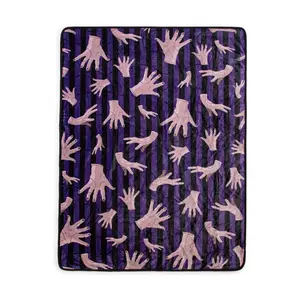 Addams Family Wednesday Thing Raschel Throw Blanket | 45 x 60 Inches