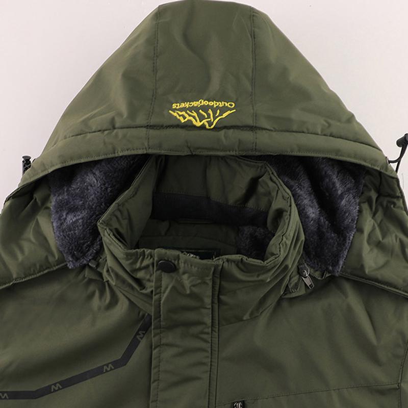 Men's Winter Fleece-Lined Hoodie – Thick, warm softshell jacket with an adjustable drawstring hood, ribbed cuffs, and zippered front closure; perfect for outdoor hikes, jogging, fishing, gym workouts, or everyday casual wear; a must-have versatile piece f Men's Winter Fleece-Lined Hoodie – Thick, warm softshell jacket with an adjustable drawstring hood, ribbed cuffs, and zippered front closure; perfect for outdoor hikes, jogging, fishing, gym workouts, or everyday casual wear; a must-have versatile piece f