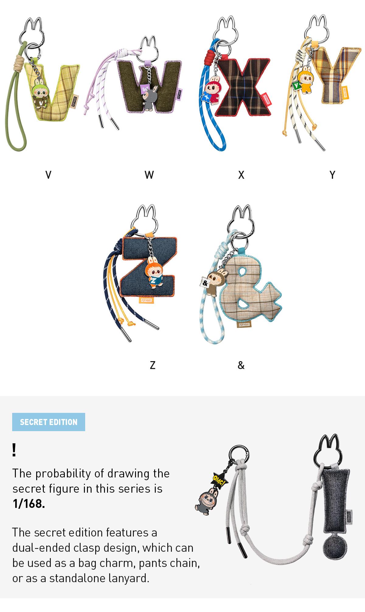 unboxing - THE MONSTERS Pin for Love Series- Letter Pendant Blind Box (A-M)