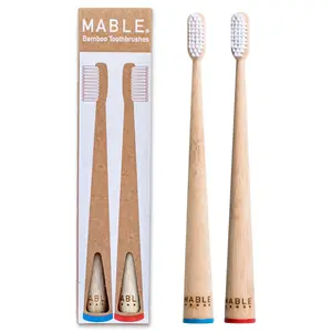 Bamboo Toothbrush - 2 Pack
