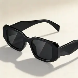 All-in-One  Polygonal Sunglasses Frame | High-End Designer Unisex | Personality Luxury Style for Men & Women | Top-Rated Fashion Accessory