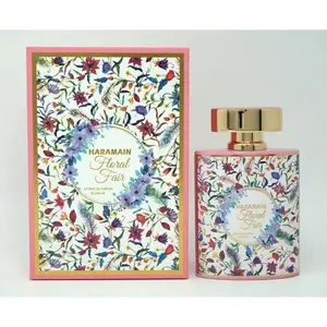 AL HARAMAIN Floral Fair Extrait de Parfum (EDP) Spray, 3.3 fl oz - Rose Bergamot Scent EDP Perfume Fragrance, Women's Daily Use Floral Scents, Beauty & Personal Care Single Item