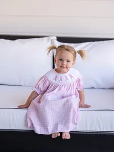 Girls Smocked Bunny Bishop