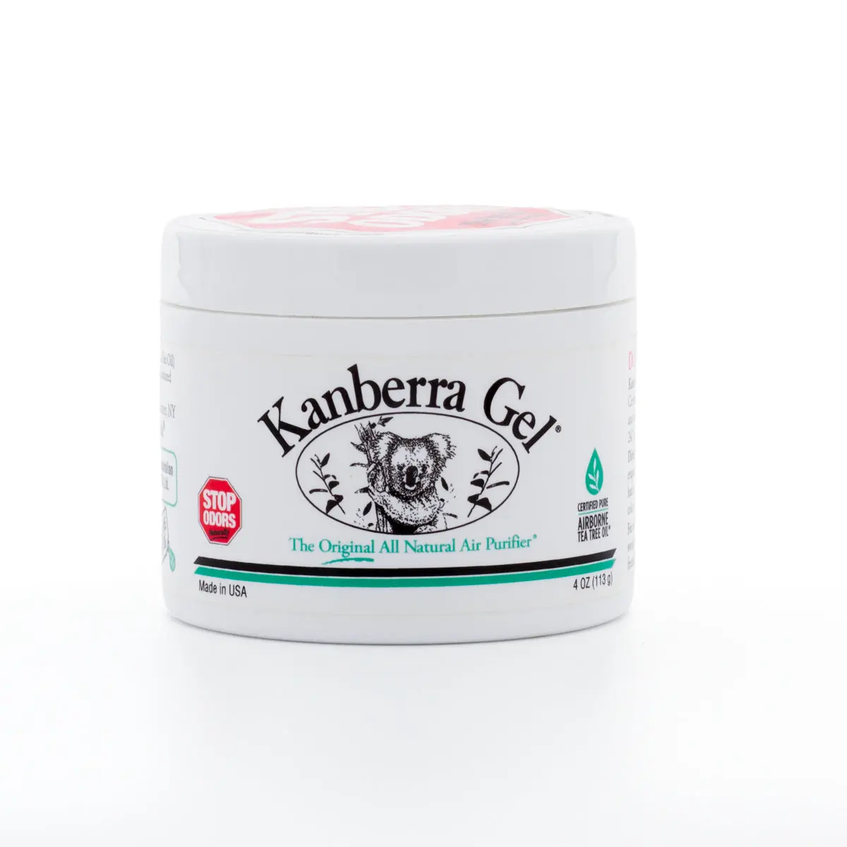 Kanberra Gel - The Original Tea Tree Air Purifier Gel for Musty Spaces, Neutralizes Stubborn Odors, ATTIA Certified, Ideal for Closets, Bathrooms, and Pet Areas