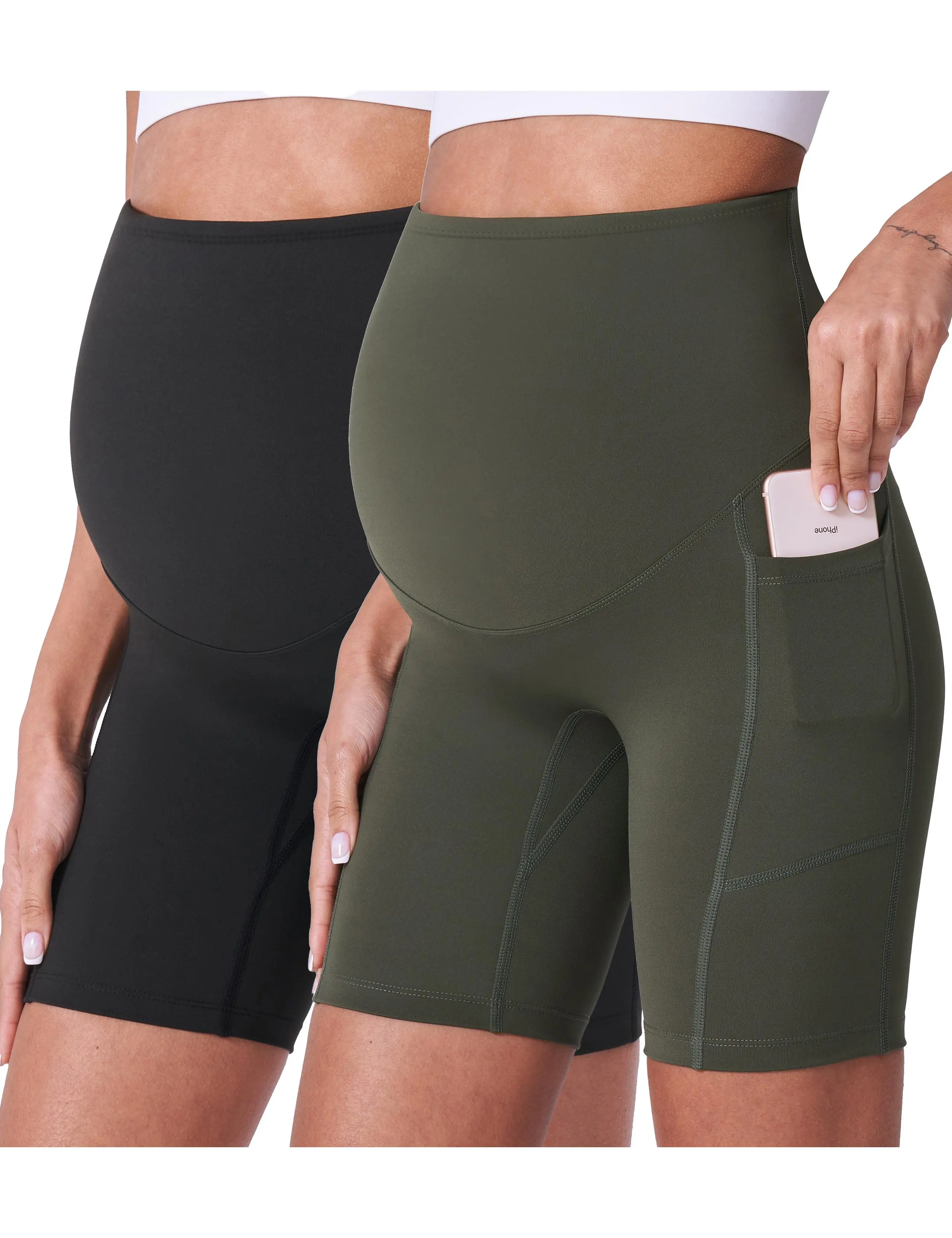 Black + Dark Green 8"