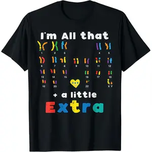 Down Syndrome All That Little Extra Awareness Girls Boys Kid T-Shirt Shirt Classic