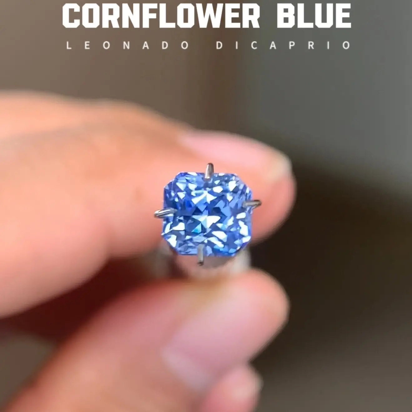 Cornflower Blue Unheated Sapphire - 2.17 ct, Eye Clean, Strong Brilliance, CGRL Certified Semi-Finished Sapphire Gemstone