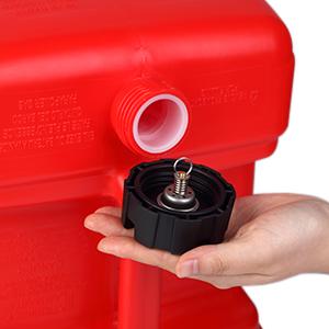 【GARVEE】6 Gallon Portable Tank,Easy-to-Carry Replacement Fueling Tank Boat with I-Shaped Handle, Durable Marine Portable Fuel Tank for Boats, Kayaks & Outboard Engines