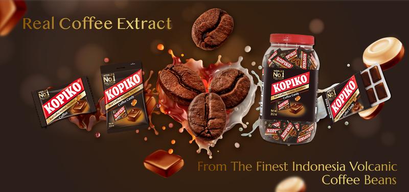 Kopiko Coffee Candy, Real Coffee Hard Candy, Energy Boost Snack, Perfect for Coffee Lovers, 800g